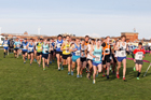 Senior mens North Eastern Cross Country, Redcar. Photo:  David T. Hewitson/Sports for All Pics